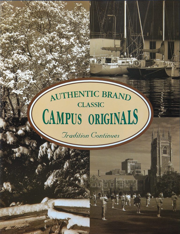 Campus Originals Catalogue - shot, designed and produced by photographer Don Cooper